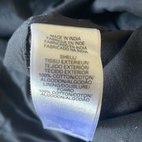 French connection black embroidered waist beaded office formal cocktail dress - Picture 14 of 15